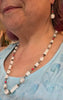 09 White & red necklace with matching earrings